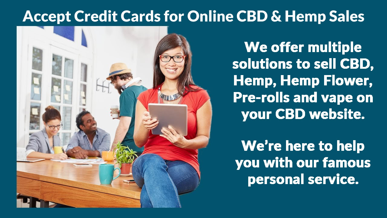 CBD Shopify Merchants accept all major credit cards
